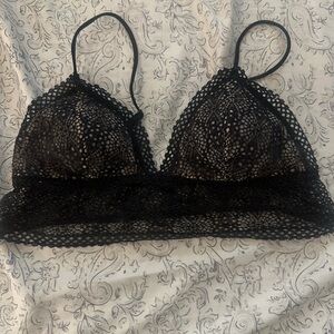 Victoria's Secret Black Lace Bralette